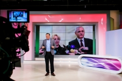 Nicu Bendea a început filmarea unui nou episod al emisiunii Tonik Show.